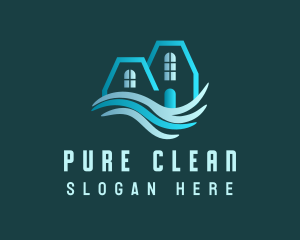 Clean House Splash logo design