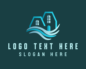 Villa - Clean House Splash logo design