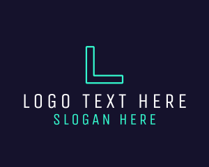 Initial - Cyber Tech Digital logo design