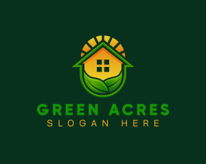 Gardening House Landscaping logo design