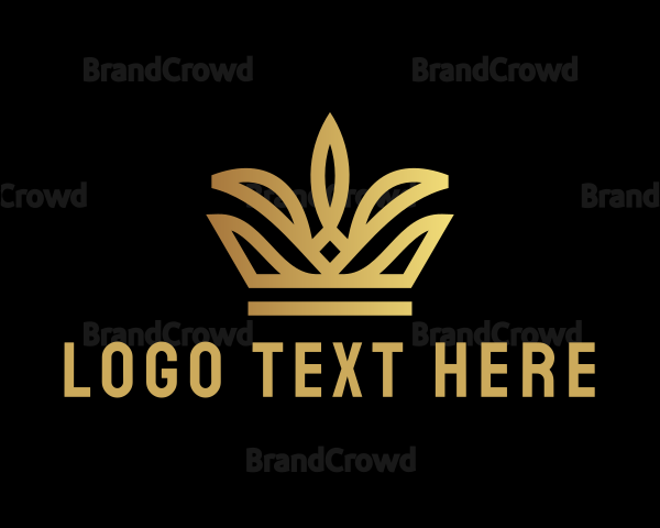 Golden Tiara Crown Logo