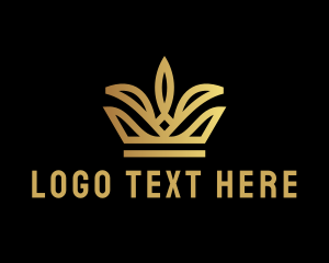 Golden Tiara Crown Logo