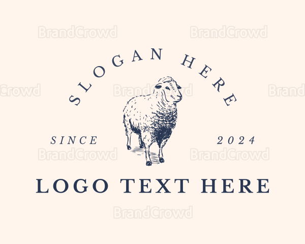 Sheep Lamb Wool Logo