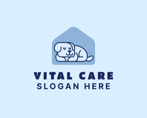 Sleeping Dog Pet Shelter Logo