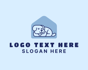 Sleeping Dog Pet Shelter Logo