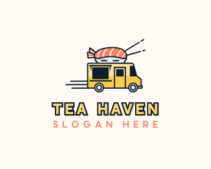 Sushi Food Truck Logo