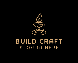 Decor Scented Candle logo design