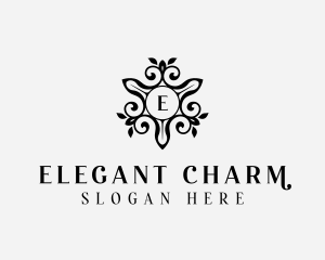 Feminine Elegant Floral logo design