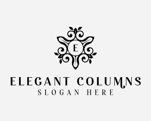 Feminine Elegant Floral logo design