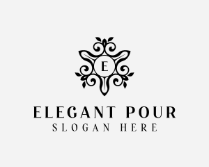 Feminine Elegant Floral logo design