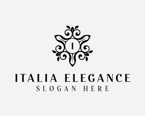 Feminine Elegant Floral logo design