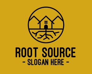 Root - House Repair Reconstruction logo design