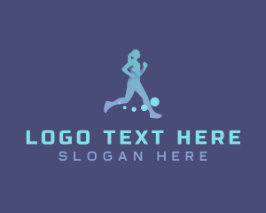 League - Health Fitness Running logo design