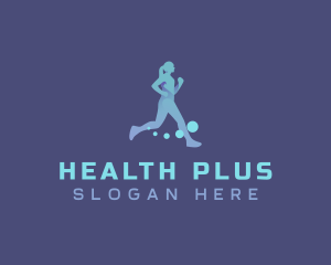 Health Fitness Running logo design