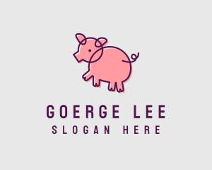 Scribble Pig Farm Logo