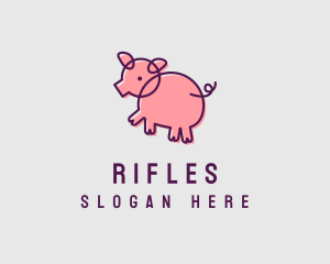 Scribble Pig Farm Logo