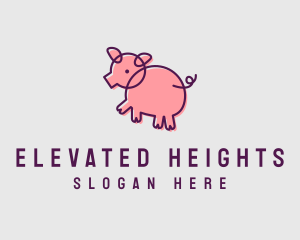 Scribble Pig Farm logo design