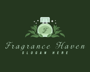 Fragrant Perfume Leaf logo design