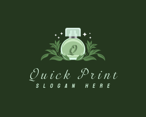 Fragrant Perfume Leaf logo design