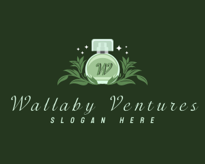 Fragrant Perfume Leaf logo design