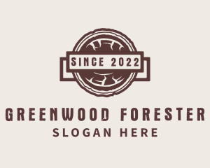 Forester - Wood Lumber Woodworking logo design