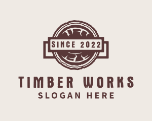 Lumber - Wood Lumber Woodworking logo design