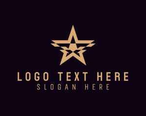 Record Label - Entertainment Agency Star logo design