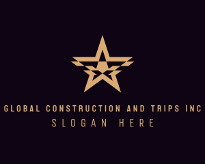 Record Label - Entertainment Agency Star logo design