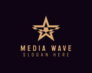 Broadcasting - Entertainment Agency Star logo design