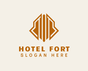 Skyscraper Hotel Realtor logo design