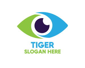 Optical Eye Vision Optometrist Logo