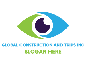 Eye Ball - Optical Eye Vision Optometrist logo design