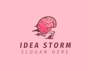 Mental Training Brain logo design