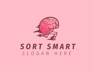 Mental Training Brain logo design