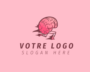 Mentoring - Mental Training Brain logo design