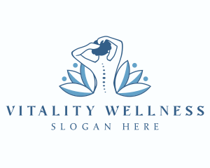 Wellness Leaf Massage logo design