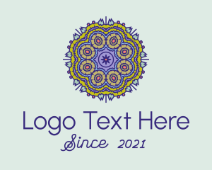 Psychedelic - Intricate Mandala Textile logo design