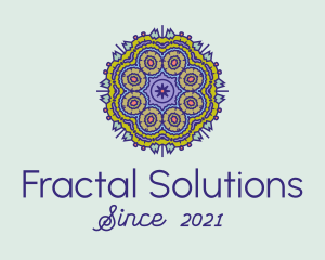 Fractal - Intricate Mandala Textile logo design