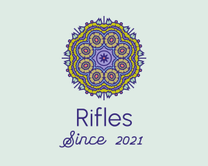Arabic - Intricate Mandala Textile logo design