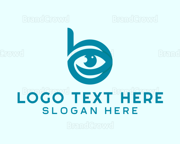 Eye Clinic Letter B Logo