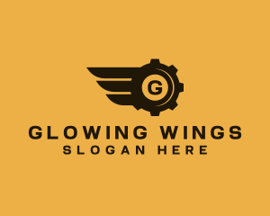 Gear Wing Mechanic logo design