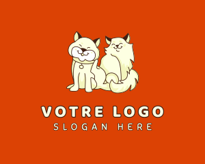 Cute Pet Animals Logo