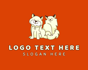 Cute Pet Animals Logo
