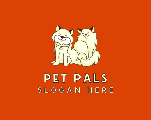 Cute Pet Animals logo design