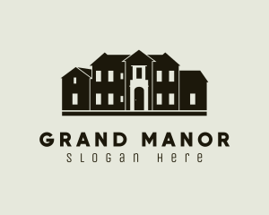 Mansion - Residential Luxury Mansion logo design