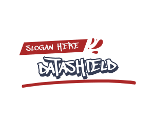 Hiphop - Splash Graffiti Wordmark logo design