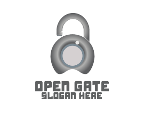 Access - Metal Lock Security logo design
