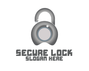 Lock - Metal Lock Security logo design