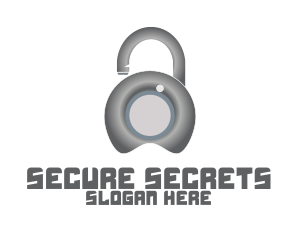 Confidential - Metal Lock Security logo design