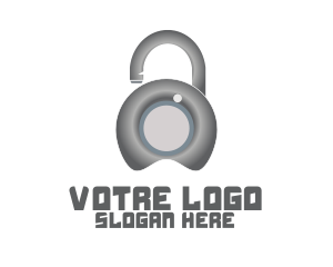 Security Agency - Metal Lock Security logo design